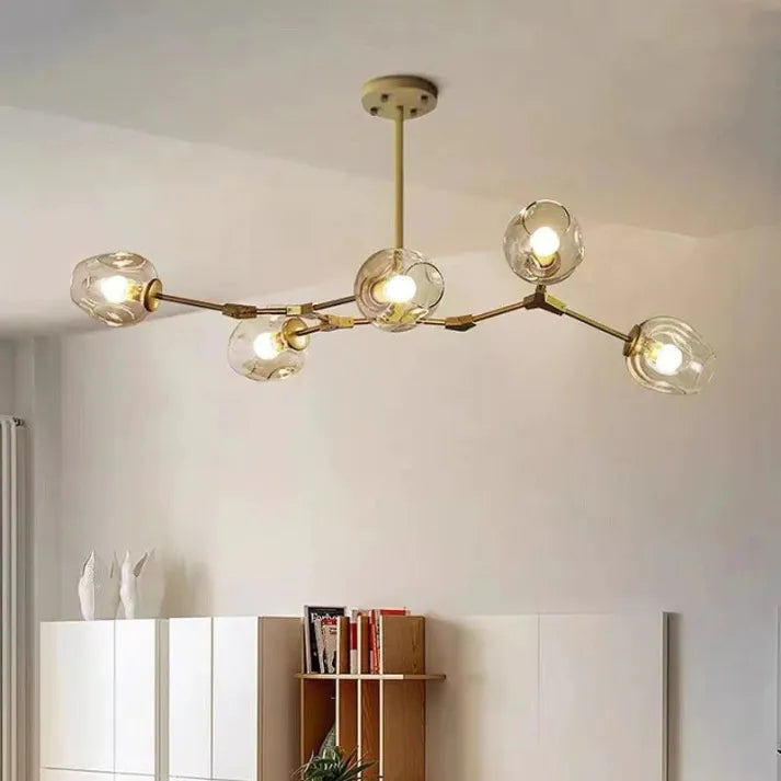 Sputnik Pendant Lamp with Glass Bubbles
