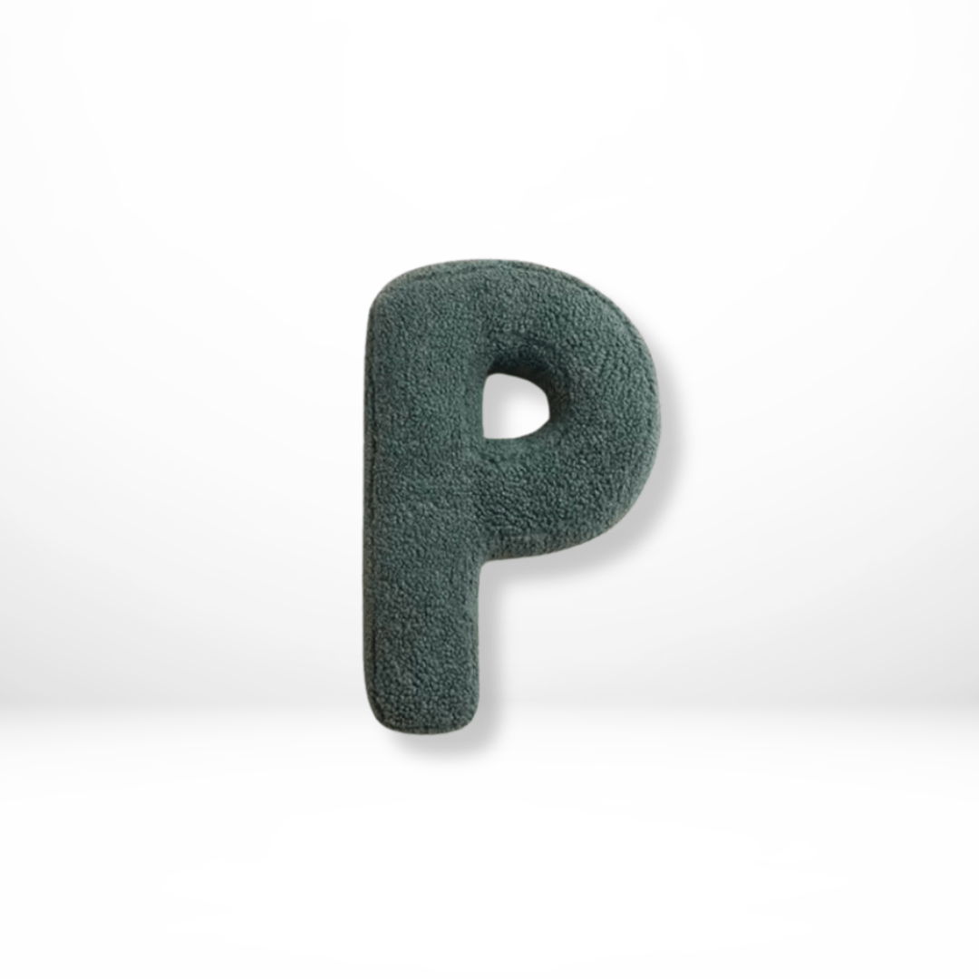 Velvet Letter Pillow for Personalized Home Accents