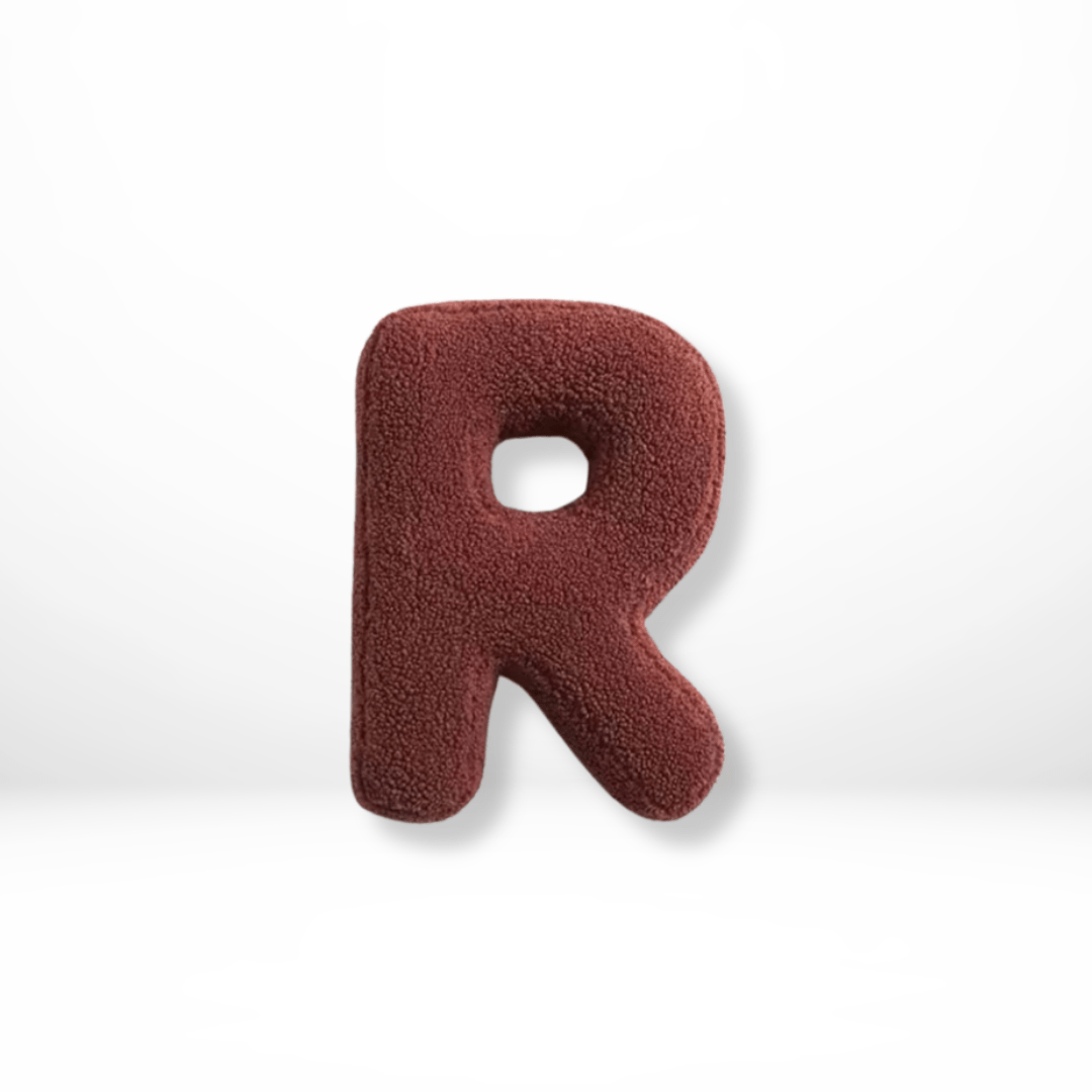 Velvet Letter Pillow for Personalized Home Accents