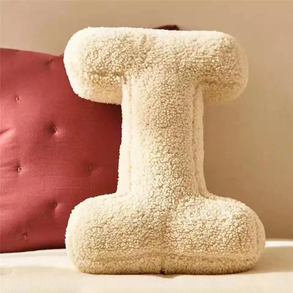 Velvet Letter Pillow for Personalized Home Accents