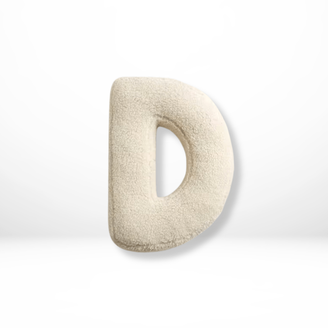 Velvet Letter Pillow for Personalized Home Accents