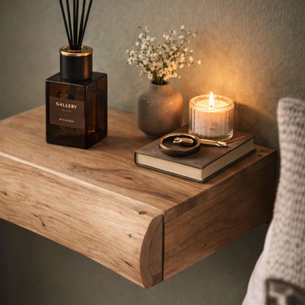 Floating Nightstands Set of 2 for Space-Saving Bedrooms