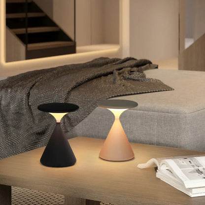 Wireless Hourglass Table Lamp for Modern Homes