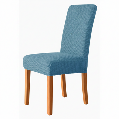 Stretch velvet chair covers for elegant dining spaces