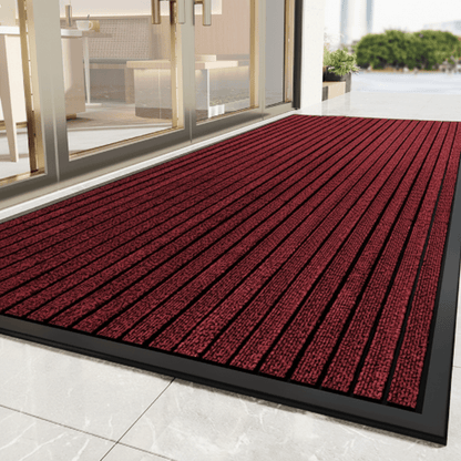 Heavy-Duty Doormat with Non-Slip Backing and Dirt-Trapping Function