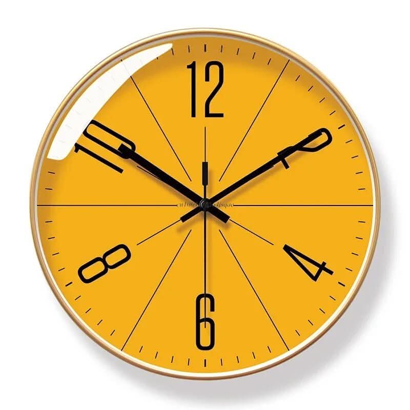 Nordic Style Silent Wall Clock for Modern Interiors