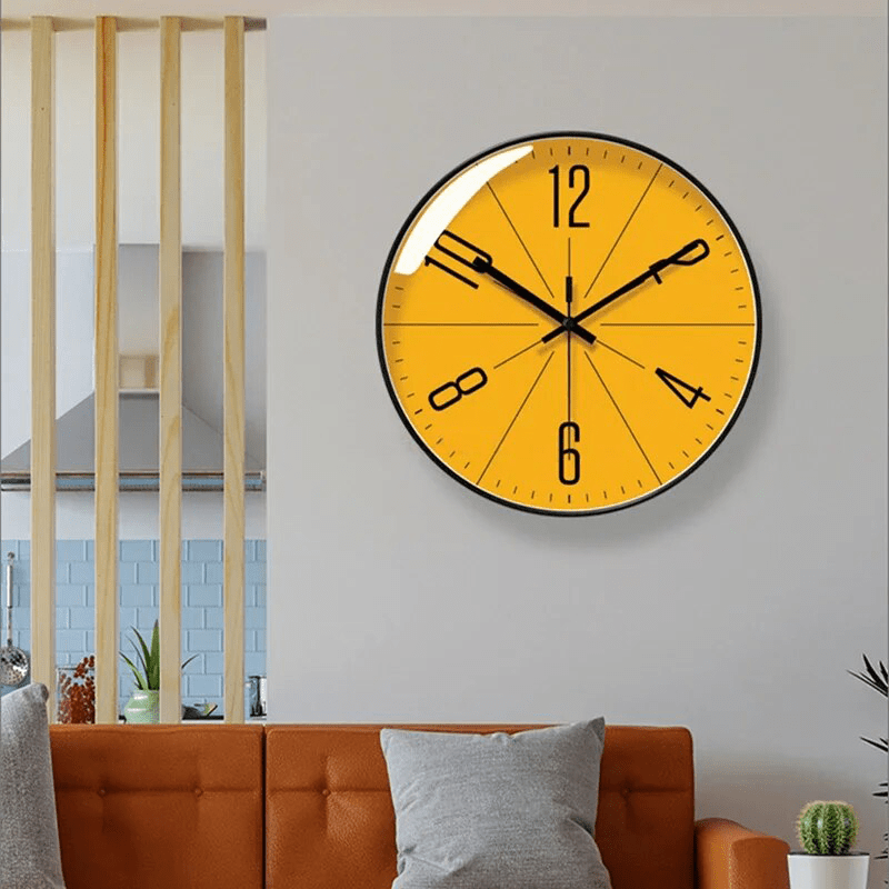Nordic Style Silent Wall Clock for Modern Interiors