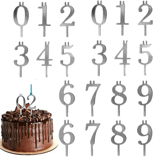 Reusable Number Candle Holder Set (2 Sets)