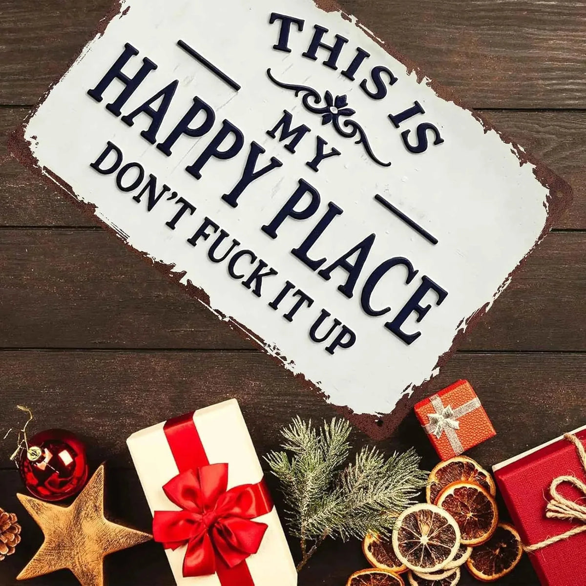 This Is My Happy Place Metal Sign