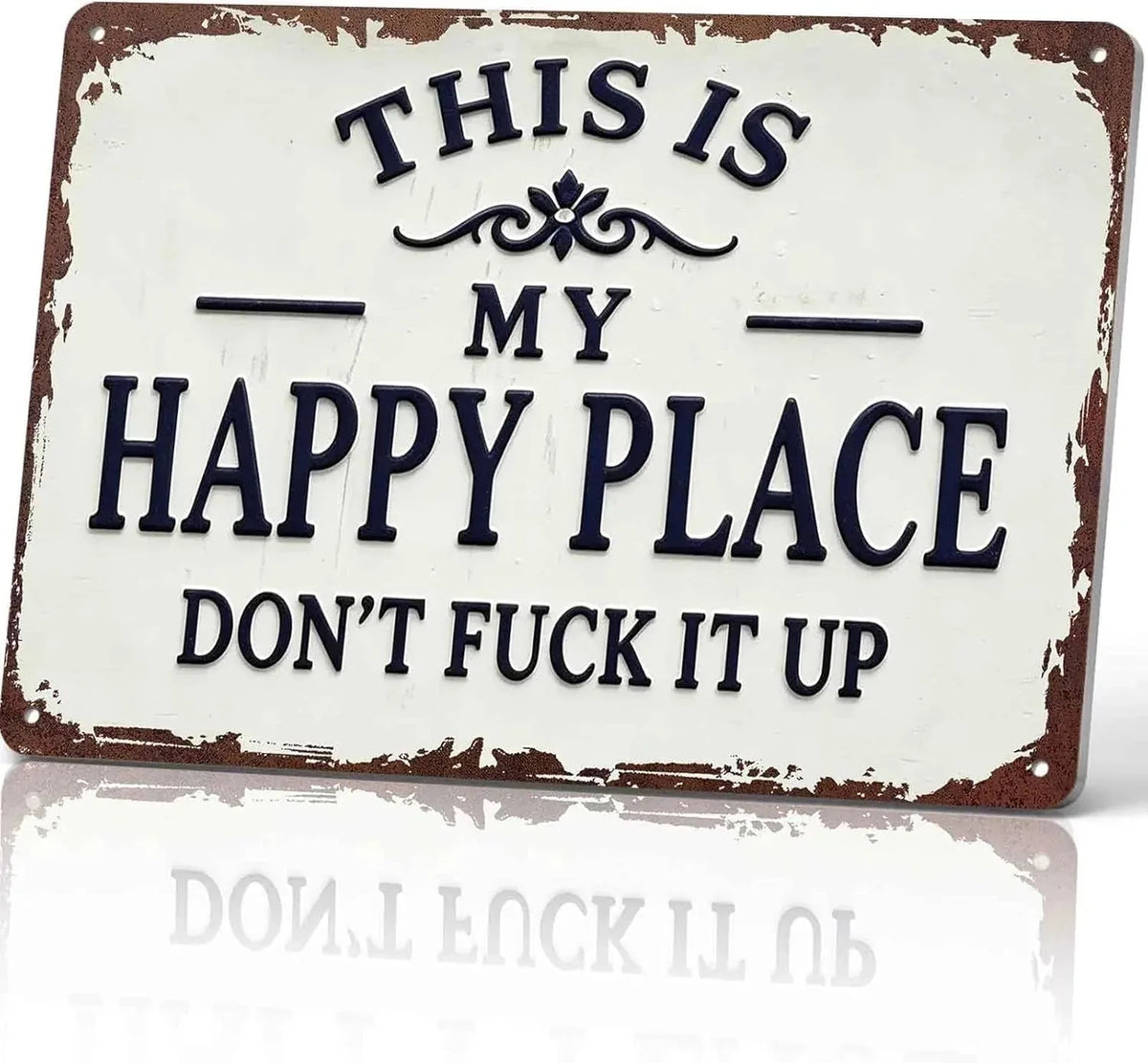 This Is My Happy Place Metal Sign