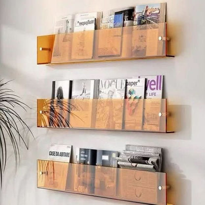 Minimalist Magazine Wall Mount Display Rack
