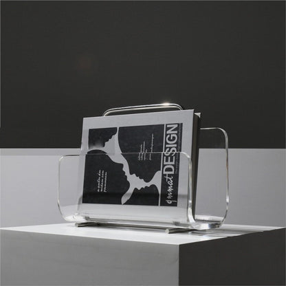 Acrylic Magazine Holder with Refined Silhouette