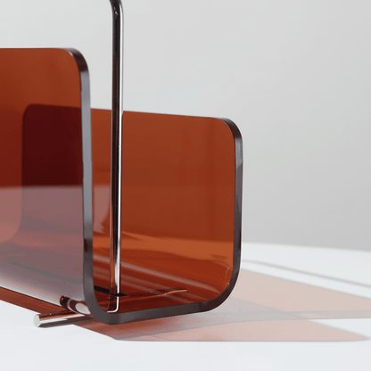 Acrylic Magazine Holder with Refined Silhouette