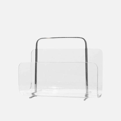 Acrylic Magazine Holder with Refined Silhouette