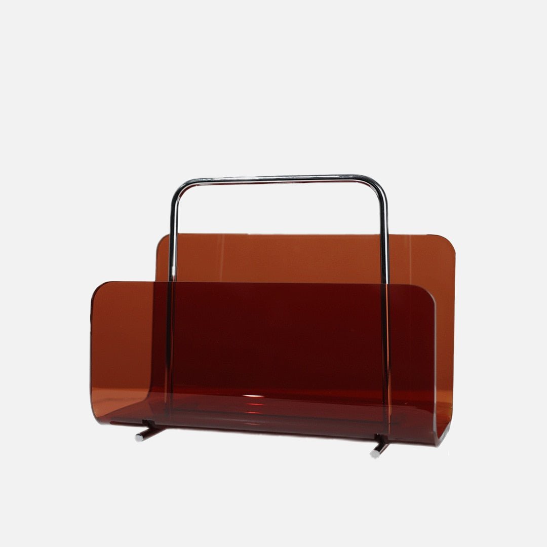 Acrylic Magazine Holder with Refined Silhouette