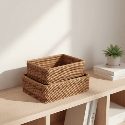 Elegant Rattan Baskets for Stylish and Natural Storage