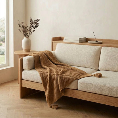 Nordic Chunky Blanket for Cozy Layered Ambiance